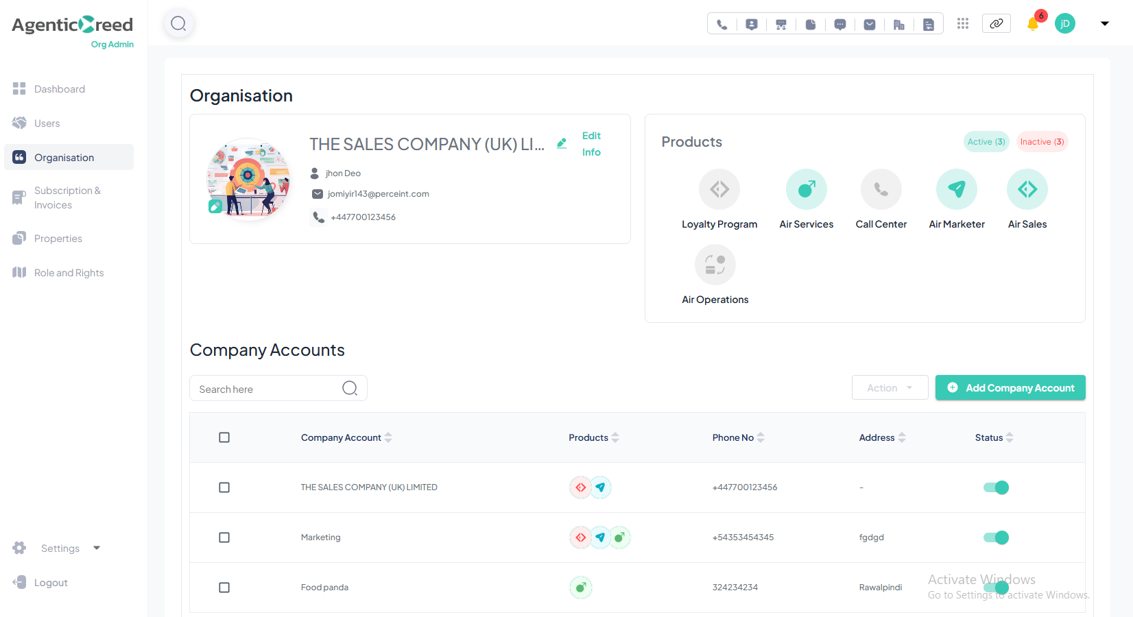 CRM pipeline preview
